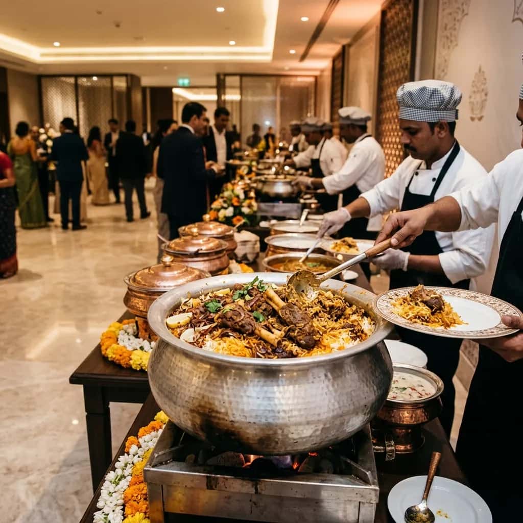 Premium wood-fired biryani delivery and bulk supply in Adyar, Chennai