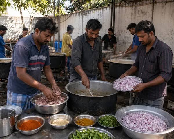 Bulk biryani menu and quantity planning