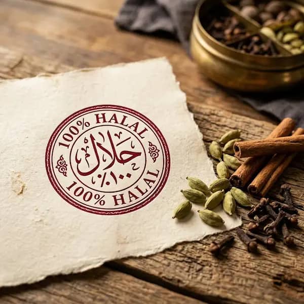 Halal-sourced meat preparation for Zaiqaa Biryani bulk orders