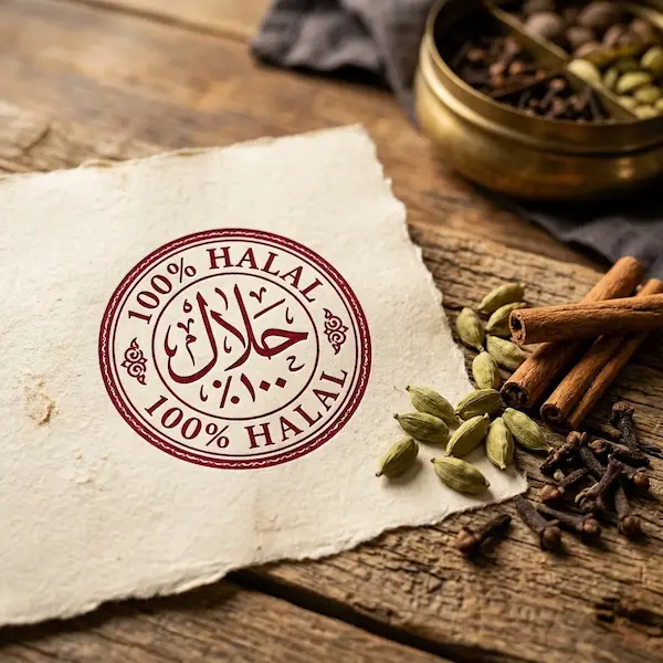 Halal-sourced biryani prepared for a Chennai catering order